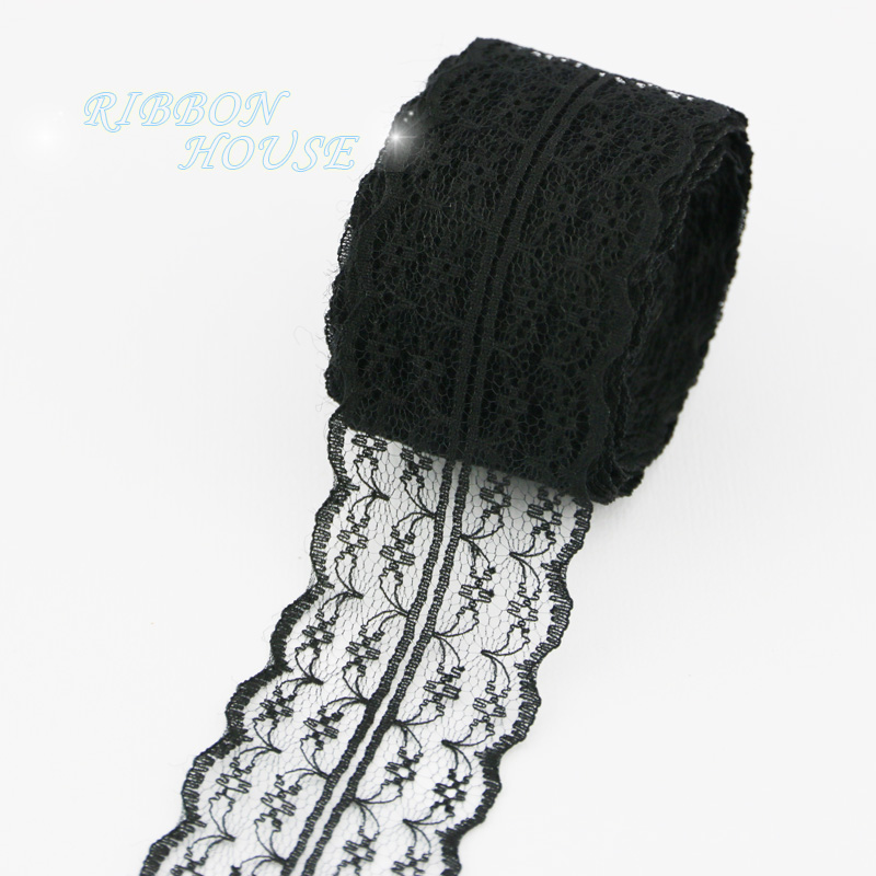 (5야드/롤) 45mm 화이트 레이스 원단 웨빙 장식  - Ribbon Organza Roll 리뷰 및 가격