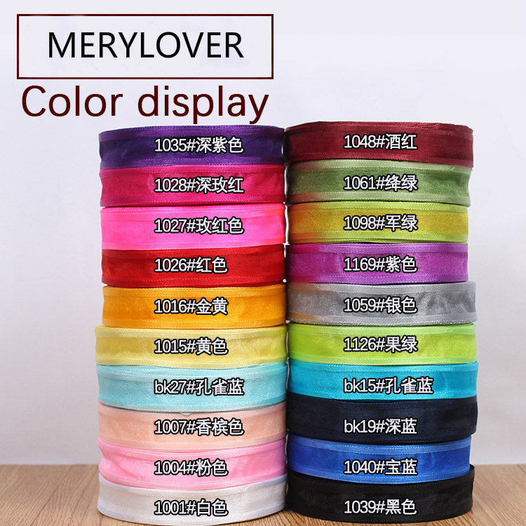 (45 미터/롤) 2cm 양측 오간자 리본 선물 포장  - Ribbon Organza Roll 리뷰 및 가격