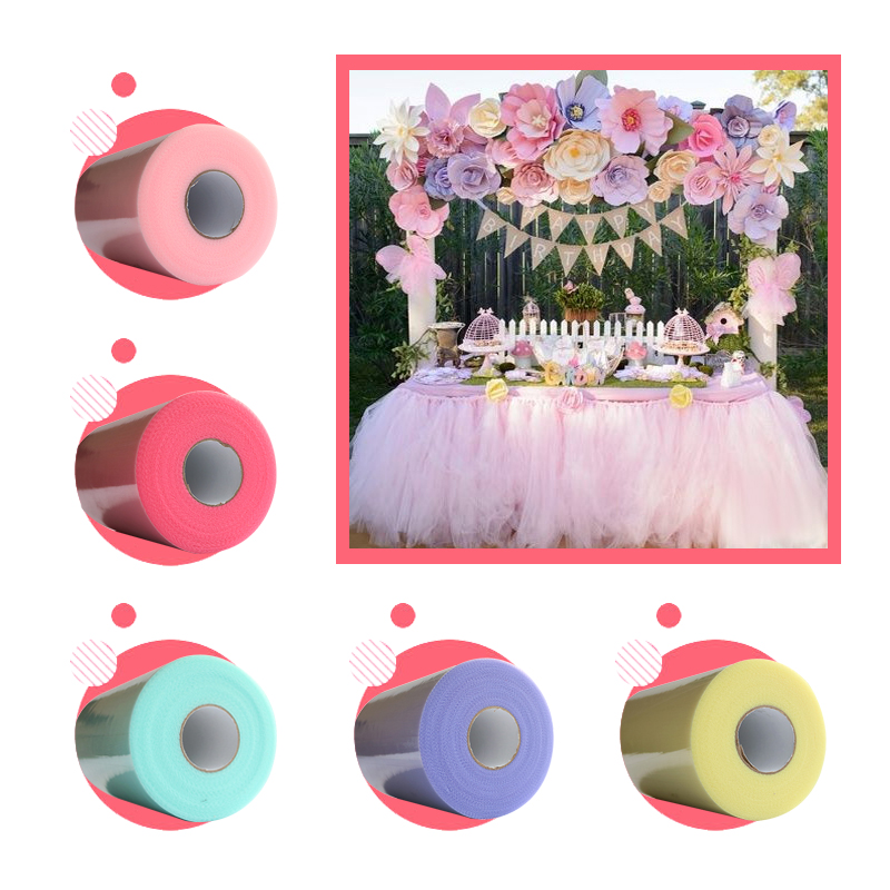 블루 투투 핑크 쉬어 Organza 패브릭 웨딩 장식  - Ribbon Organza Roll 리뷰 및 가격